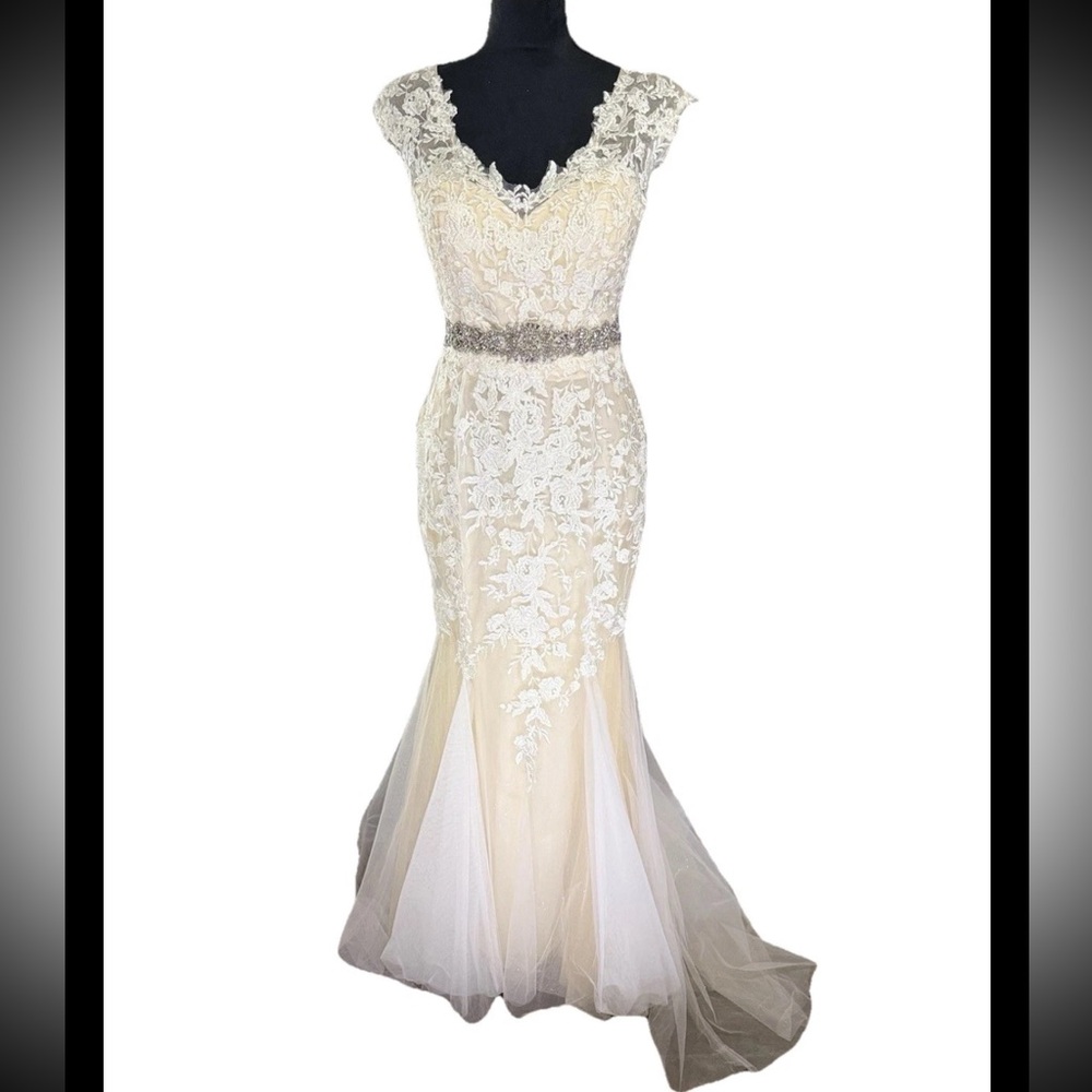 Lace Bridal Gown in Cream